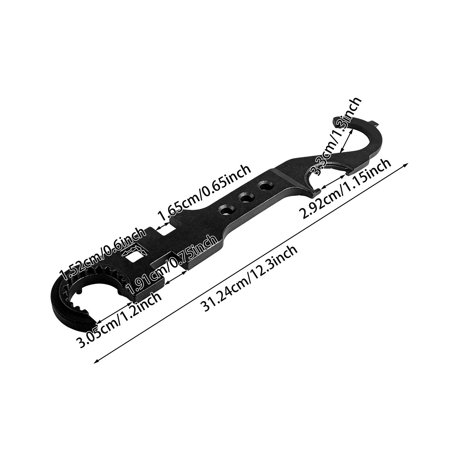 Carbon Steel Hand Clamping Spanner Precision Worm Gear Buffer Hand Clamping Tool