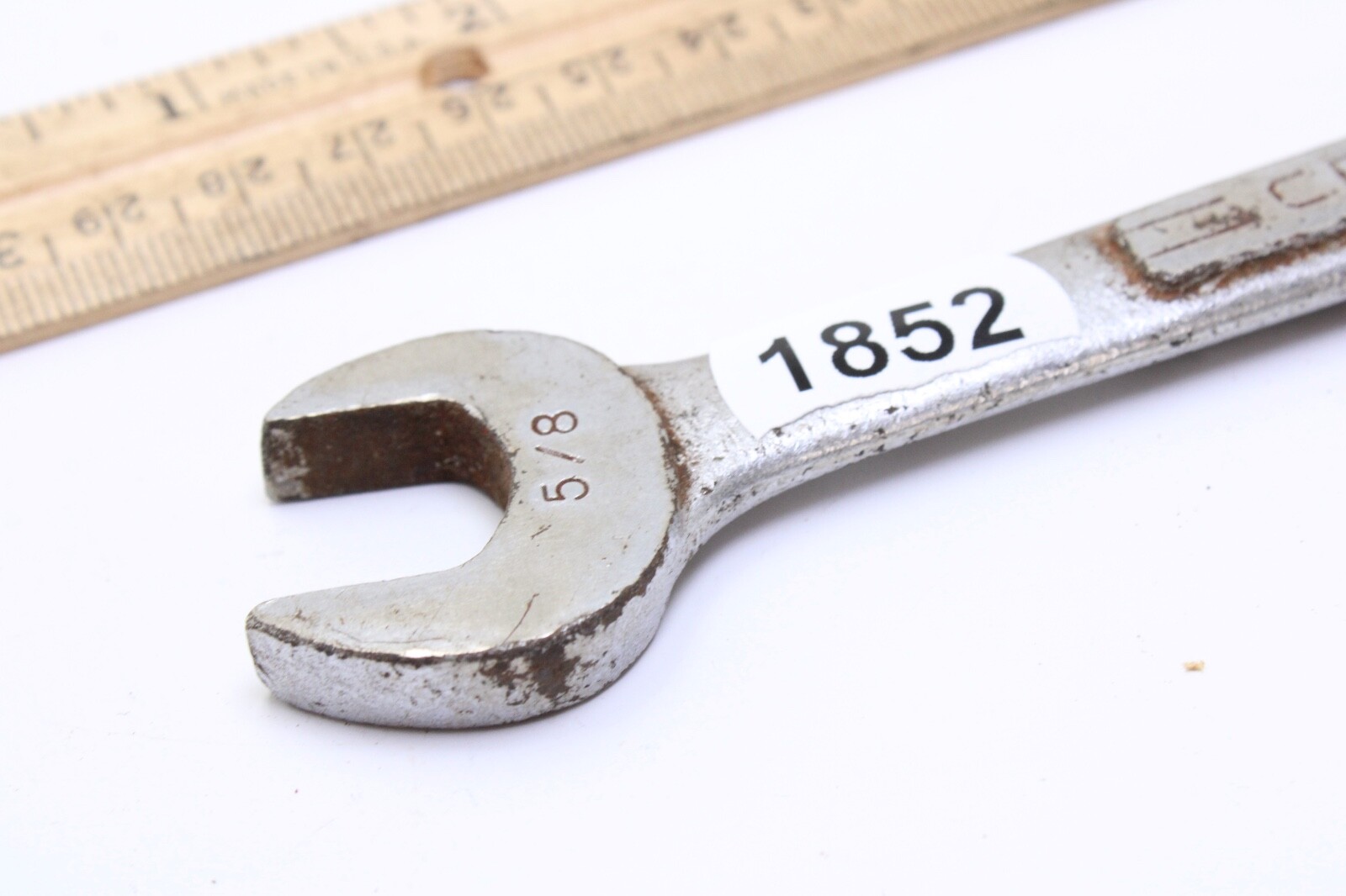 Craftsman =V= 5/8″ x 3/4″ SAE Chrome Double Open End Wrench USA