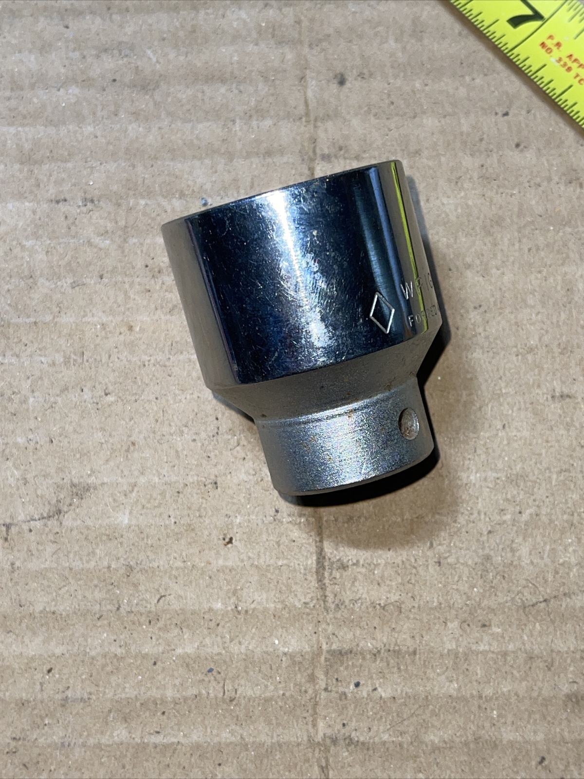 Wright USA 4140 1-1/4 In SAE 1/2” Drive 12 Point Socket 1 1/4 Vintage