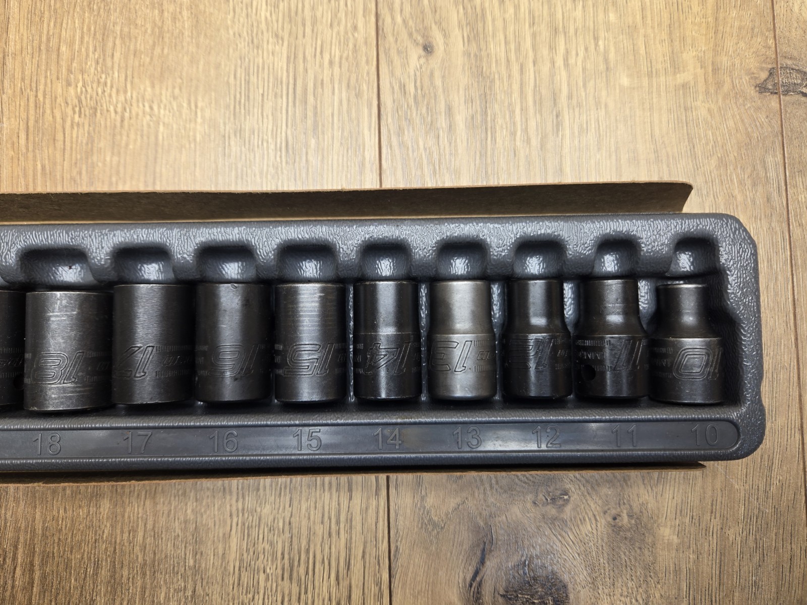 Snap On 15 pc 1/2” Drive Shallow Metric Impact Socket Set 315IMMYA