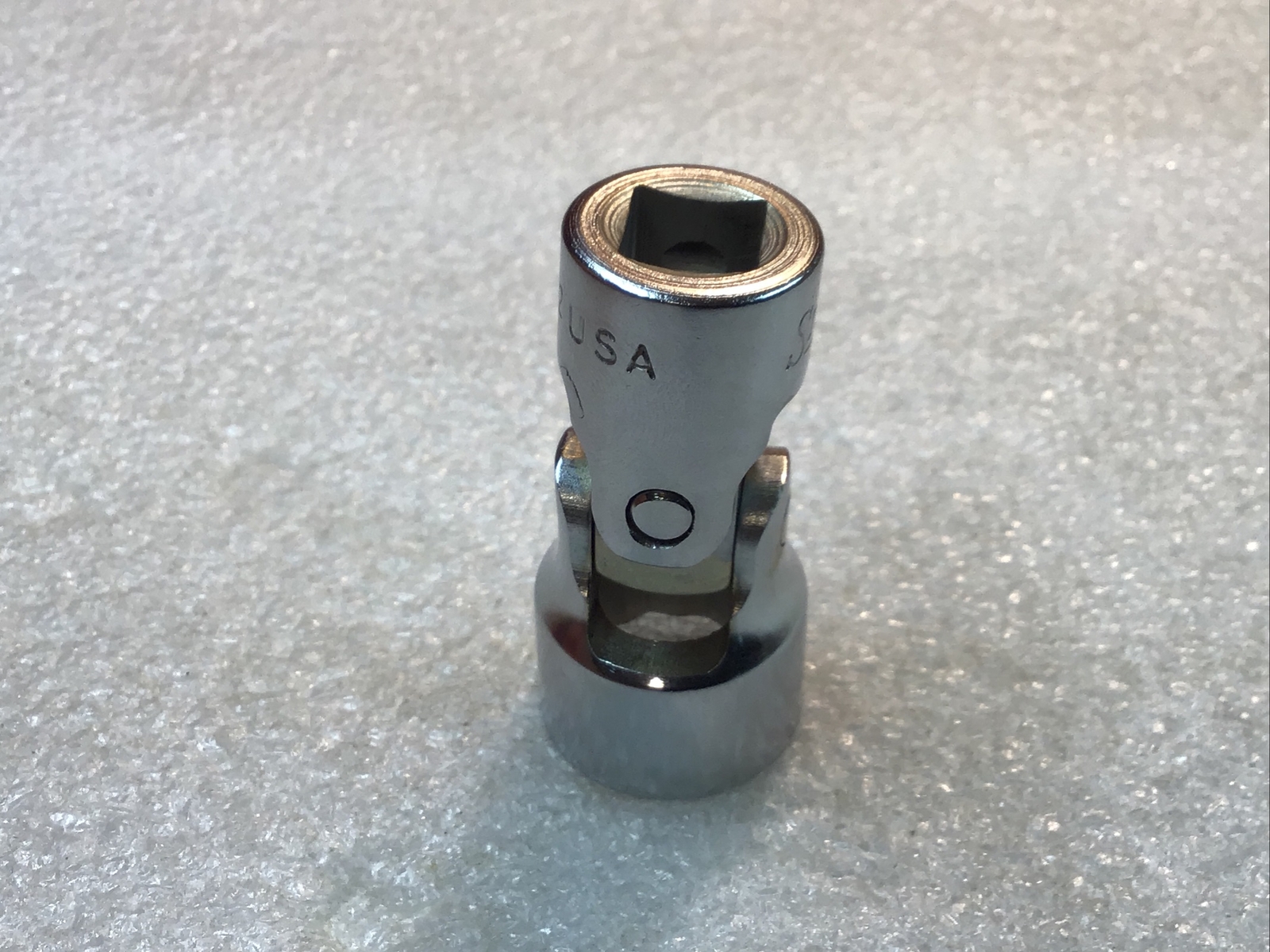Snap On-#FVU22-11/16”,Chrome, 12Pt., 3/8” Dr., Wobble Socket, Underline Logo-NOS