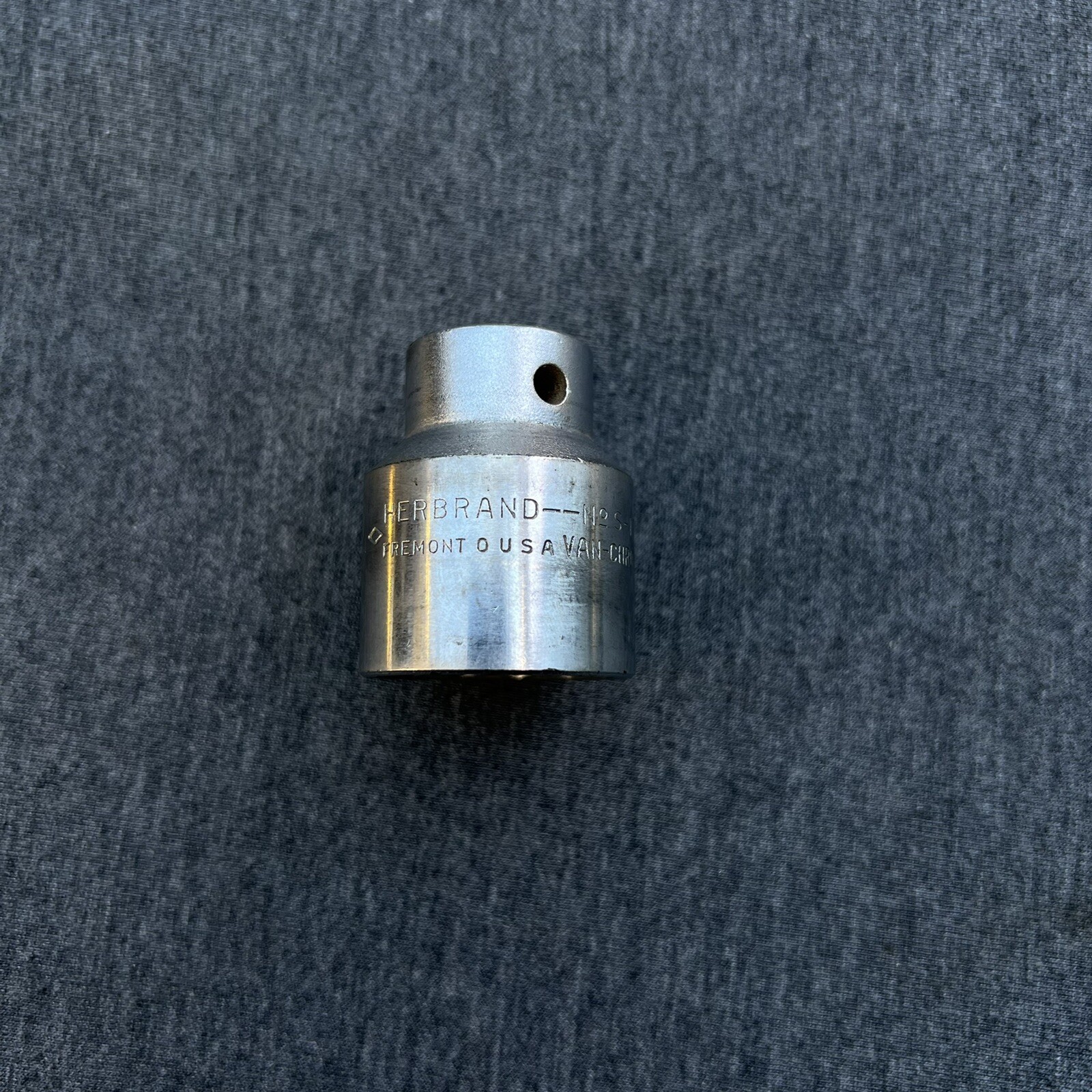 Vintage Herbrand 1/2″ drive 12 Point shallow socket 1-1/16″ S-136 VAN-CHROME USA