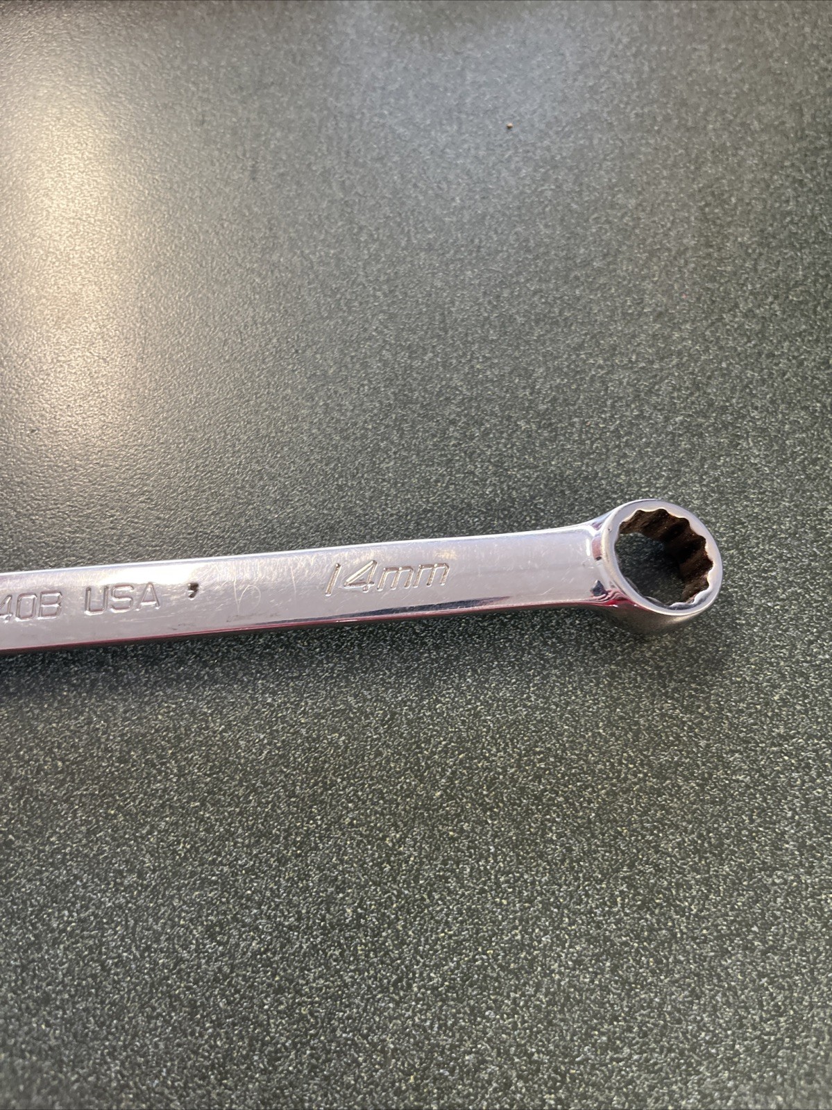 Snap On 14mm Standard Length 12pt Combination Wrench OEXM140B