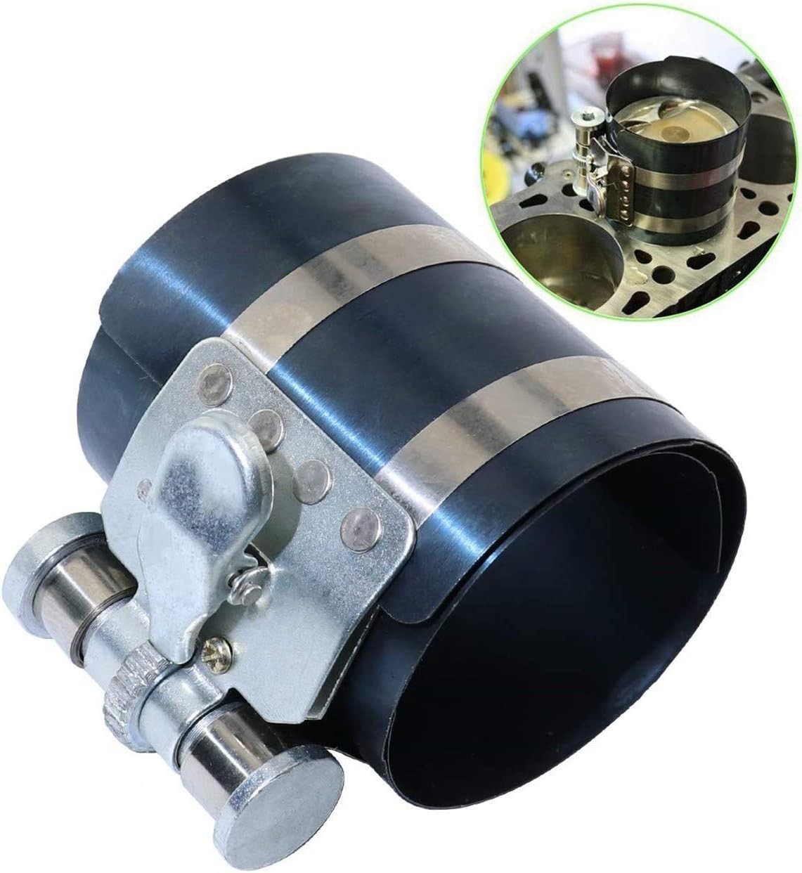 3-Inch Adjustable Ratchet Piston Ring Compressor: Easy and Safe Installation