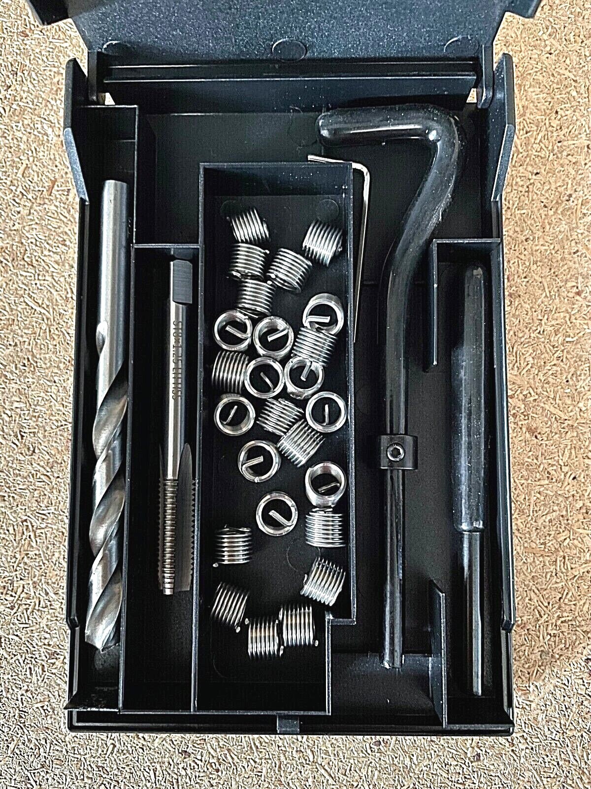 METRIC LEFT HAND THREAD REPAIR INSERT KIT M5 6 8 10 12 HELICOIL L/H SET TOOL LH
