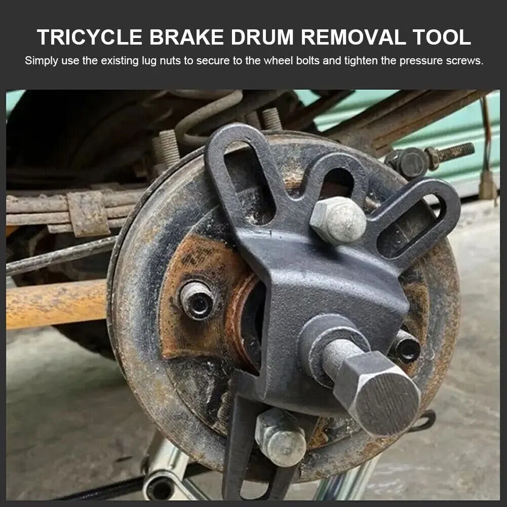 Universal 4 Holes Motorcucle Wheel Hub Puller- Rear Brake Drum Remover Tool USA