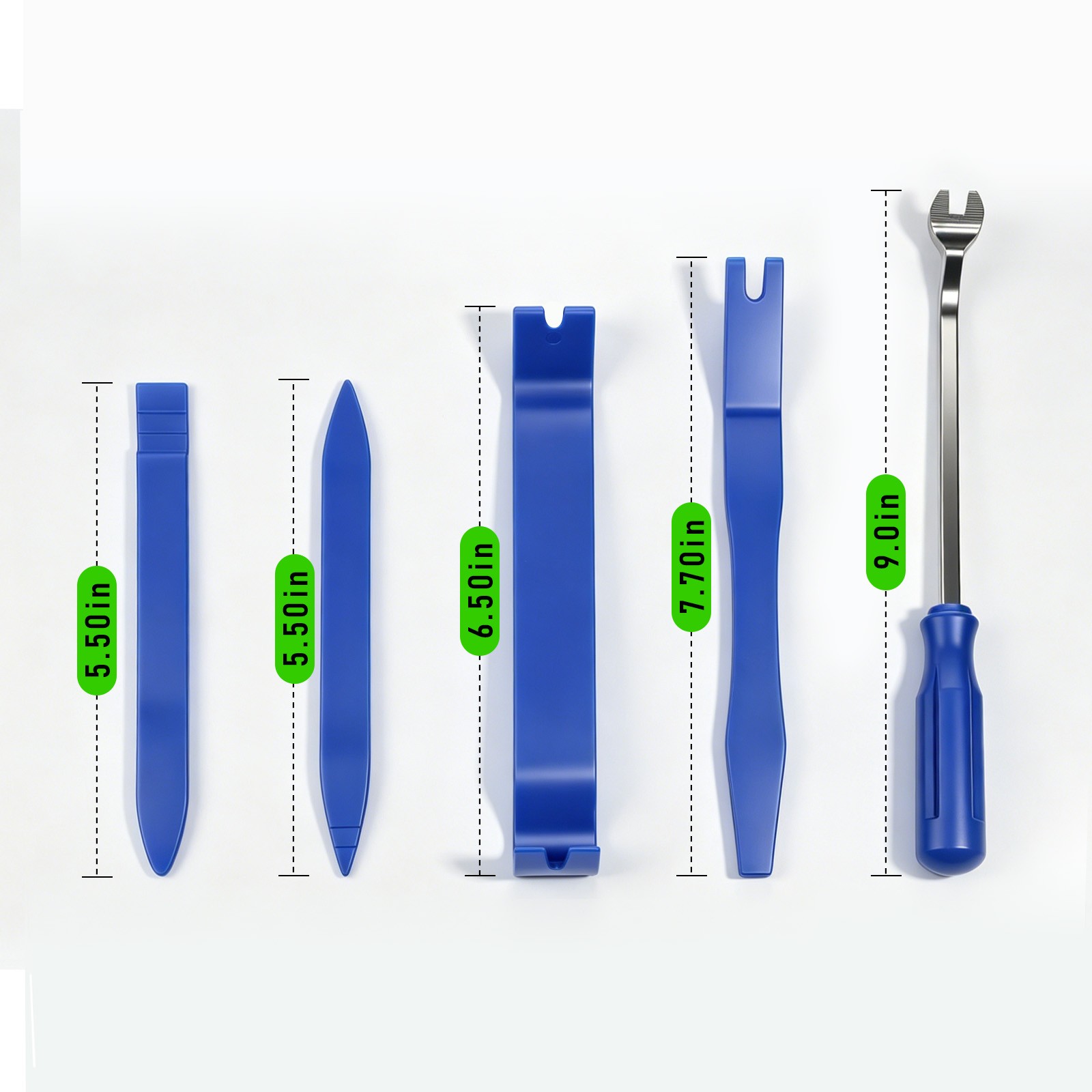 5pcs Car Door Trim Removal Tool Pry Panel Dash Radio Body Clip Installer Kit Set