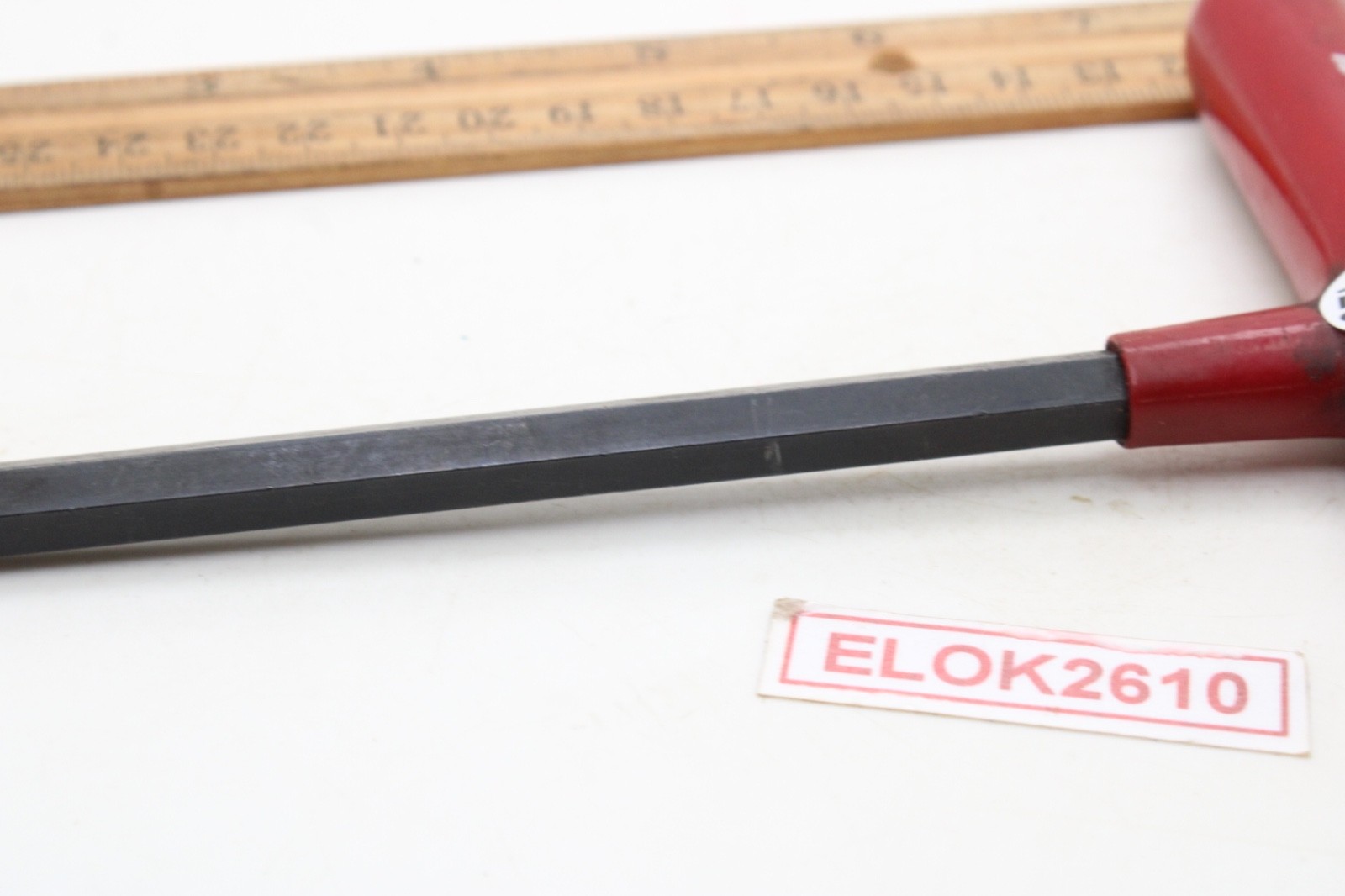 Blue-Point AWCG1608 8mm 6 Point Red Rubber Handle Hex Allen Key T Handle USA