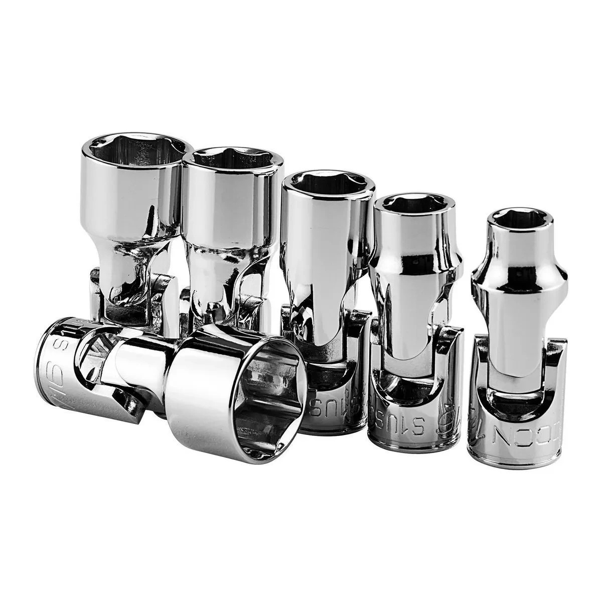 ICON 1/4 “Drive SAE Professional Universal Joint 6 Piece Set 1/4” S1US6 70299