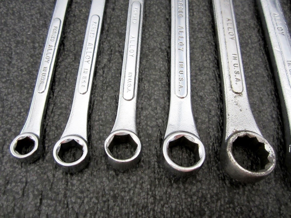 Vintage S-K Tools 13pc SAE Combination Wrench Set 1/4″ to 1″ SK USA