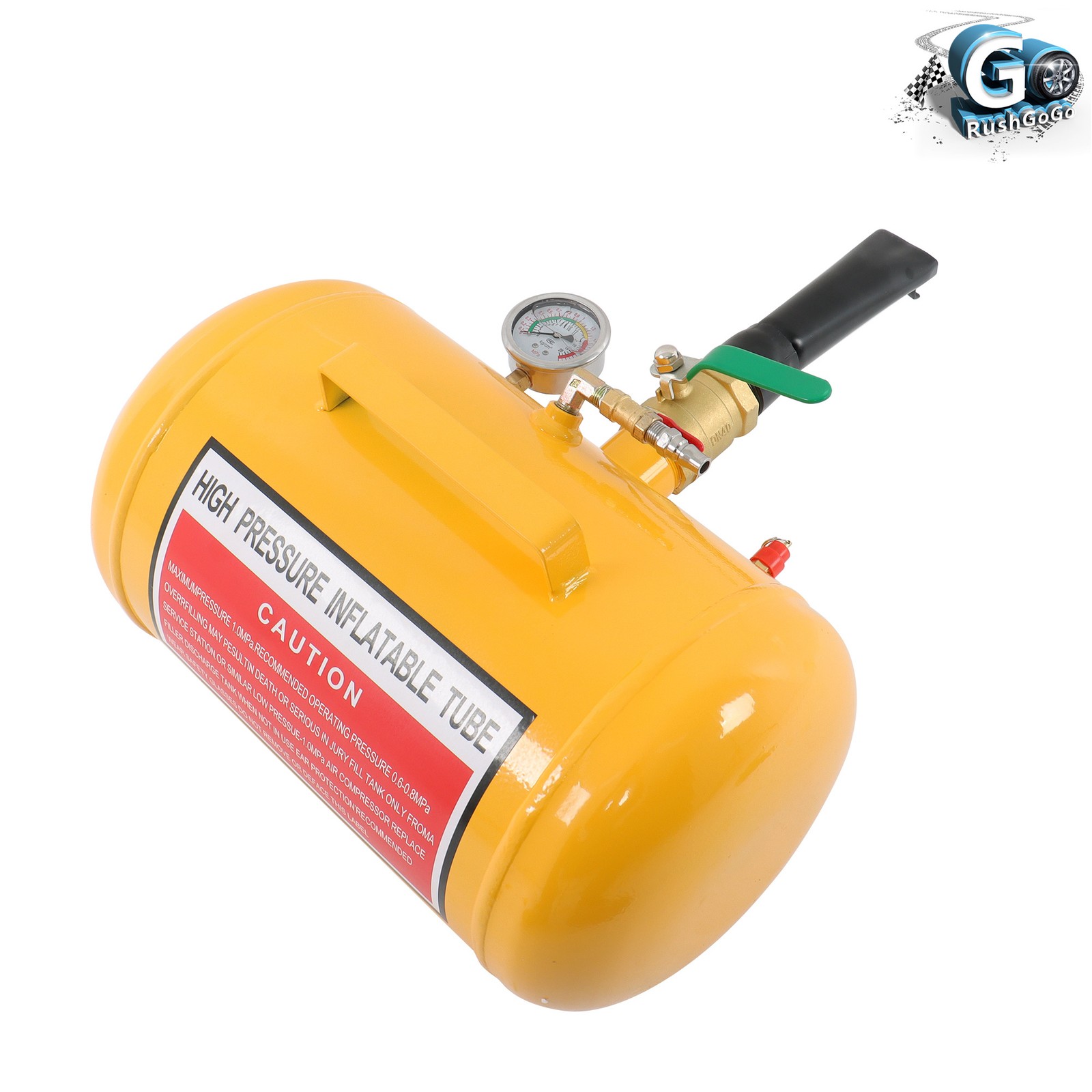 For 5 Gallons Heavy Duty Air Tire Bead Seater Blaster Seating Tool Yellow