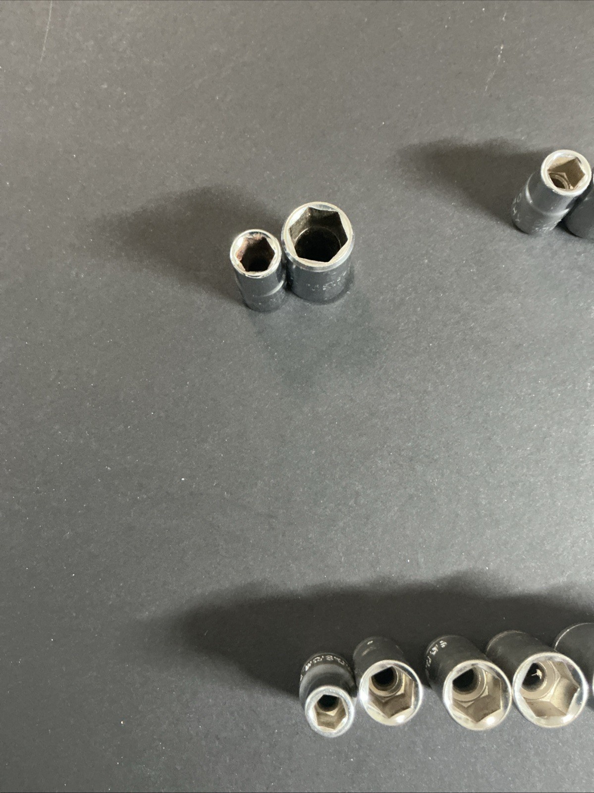 Lot of 27 Assorted 1/4” Sockets Please See Description For Names of Sockets