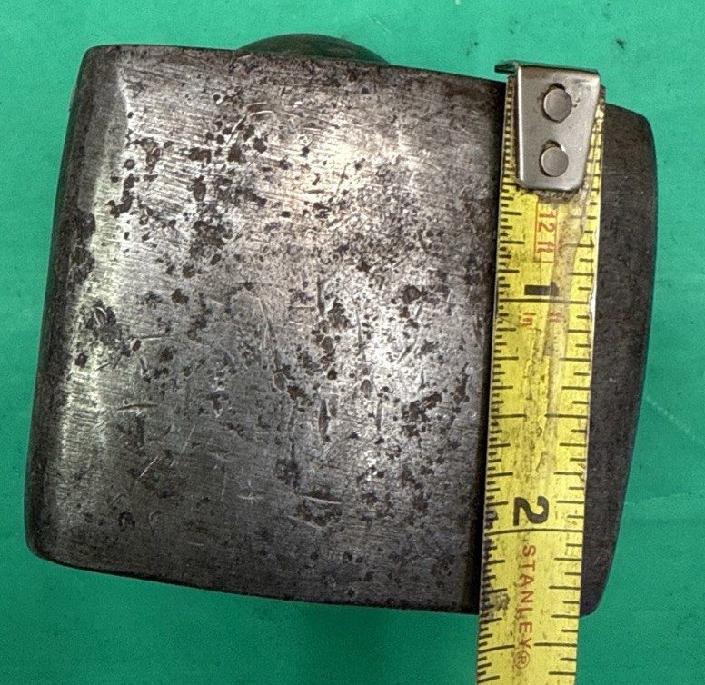 Auto Body Toe Dolly Block Forged Steel 2.13 Lb.