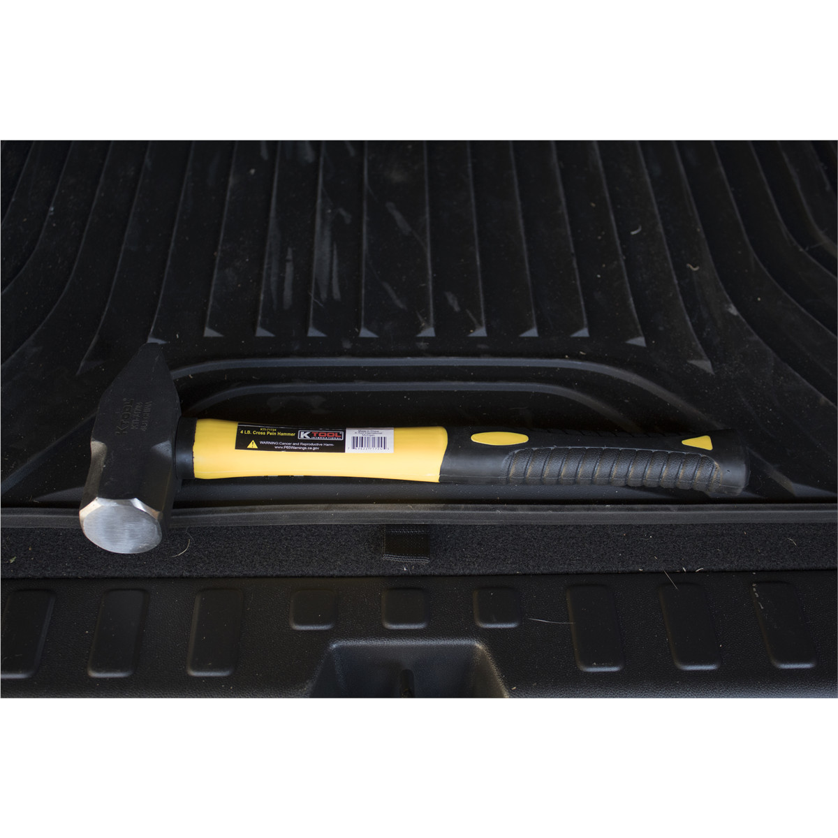 K-Tool 71724 4lb Cross Peen Hammer w/ Fiberglass Handle, Length 15-1/4″