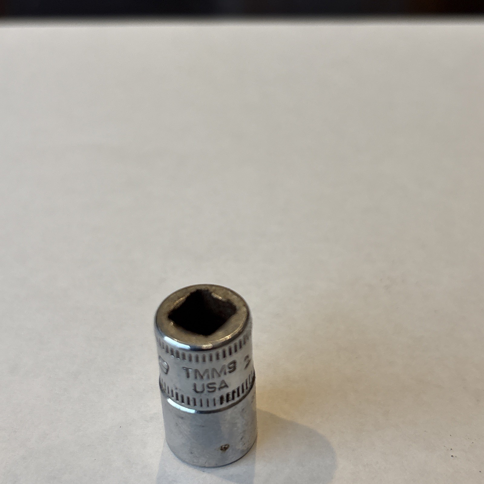 Snap On Tools TMM9 9mm Metric Flank Drive Shallow Socket 6 Point 1/4″ Drive USA