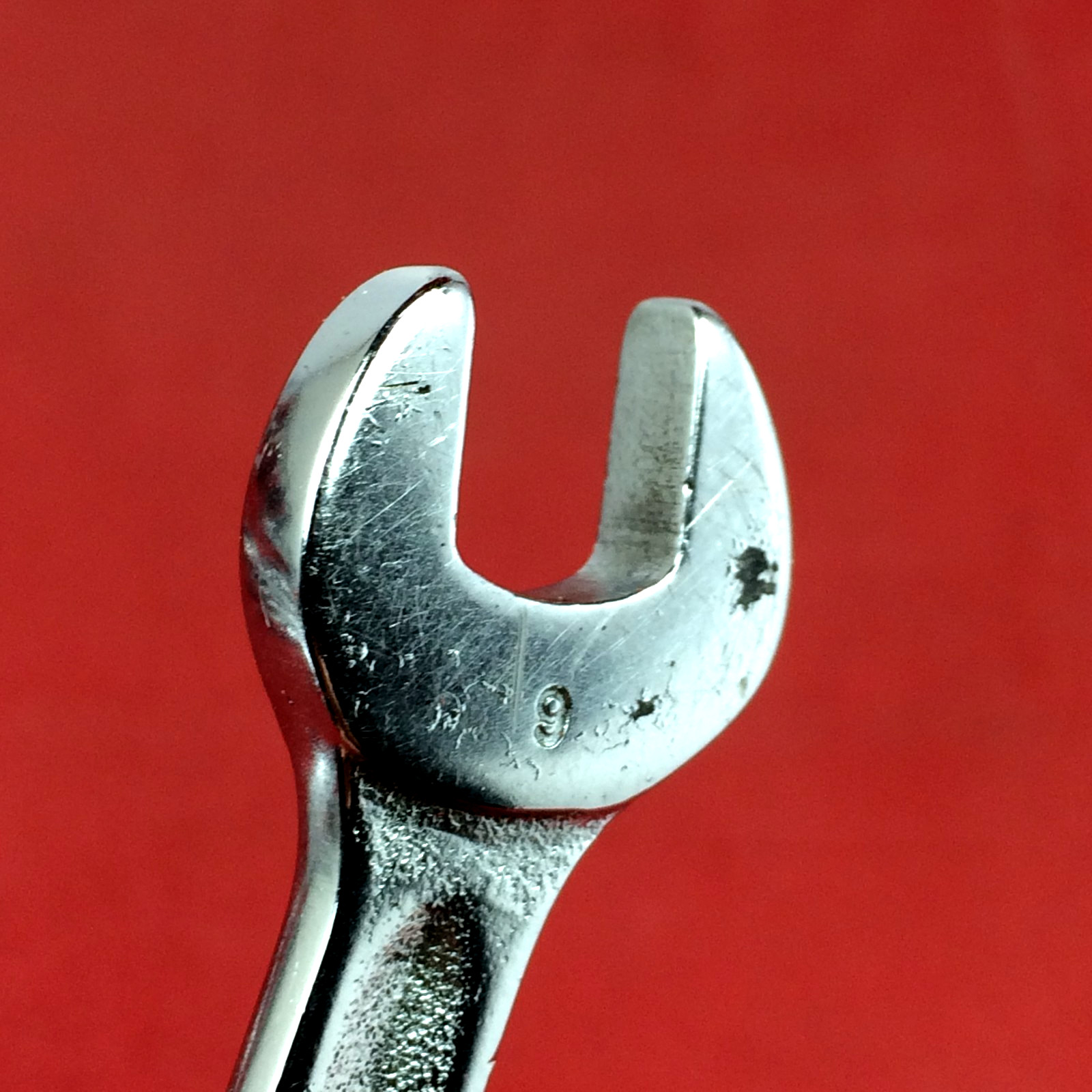 1968 Snap-on 9mm x 11mm VSM911 Metric Open-end Wrench Underline