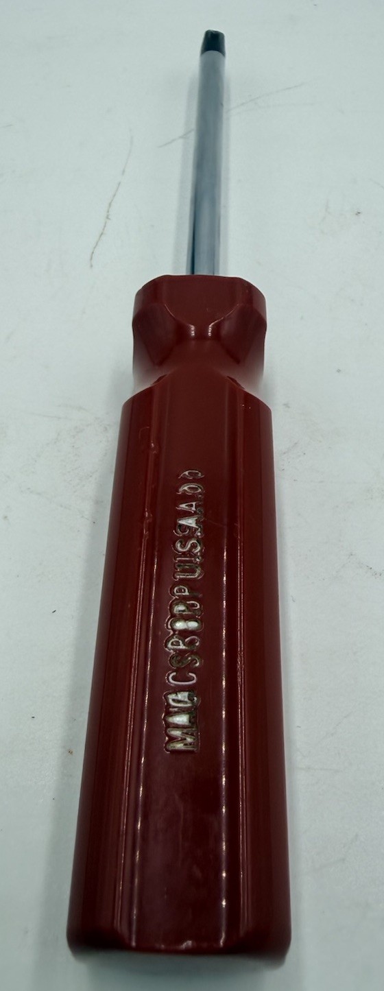 Vintage MAC Tools SP8P Philips Screwdriver Red Handle Made in USA 8″