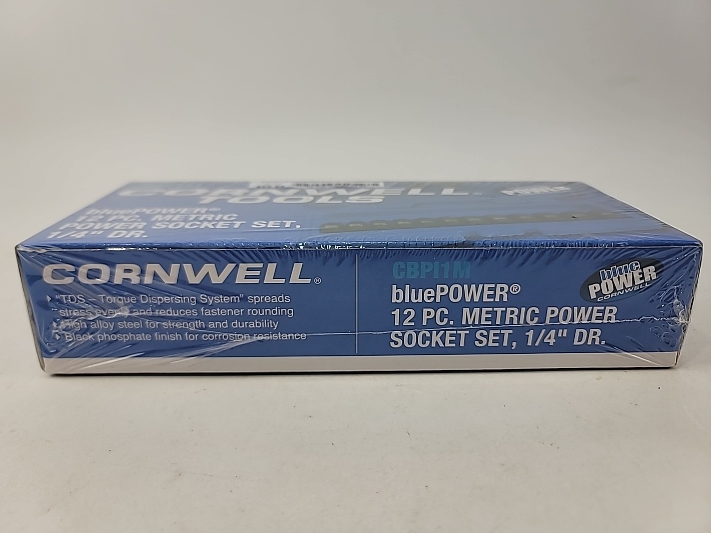 Cornwell bluePOWER CBPI1M 12 Pc Metric Socket Set 1/4″ Dr 6-Point NEW SEALED!!!