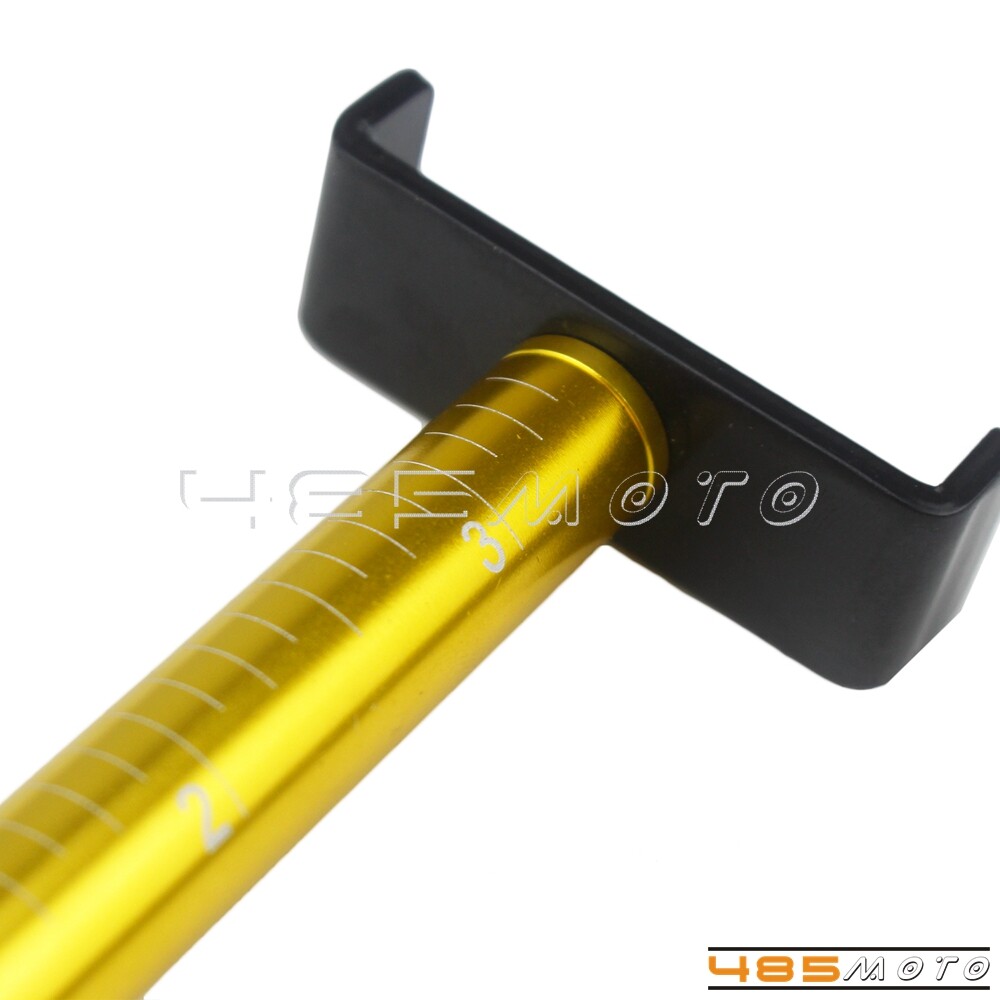 Gold Belt Tension Gauge For Harley Belt Driver Bike Adjusting Belt Tension Tool