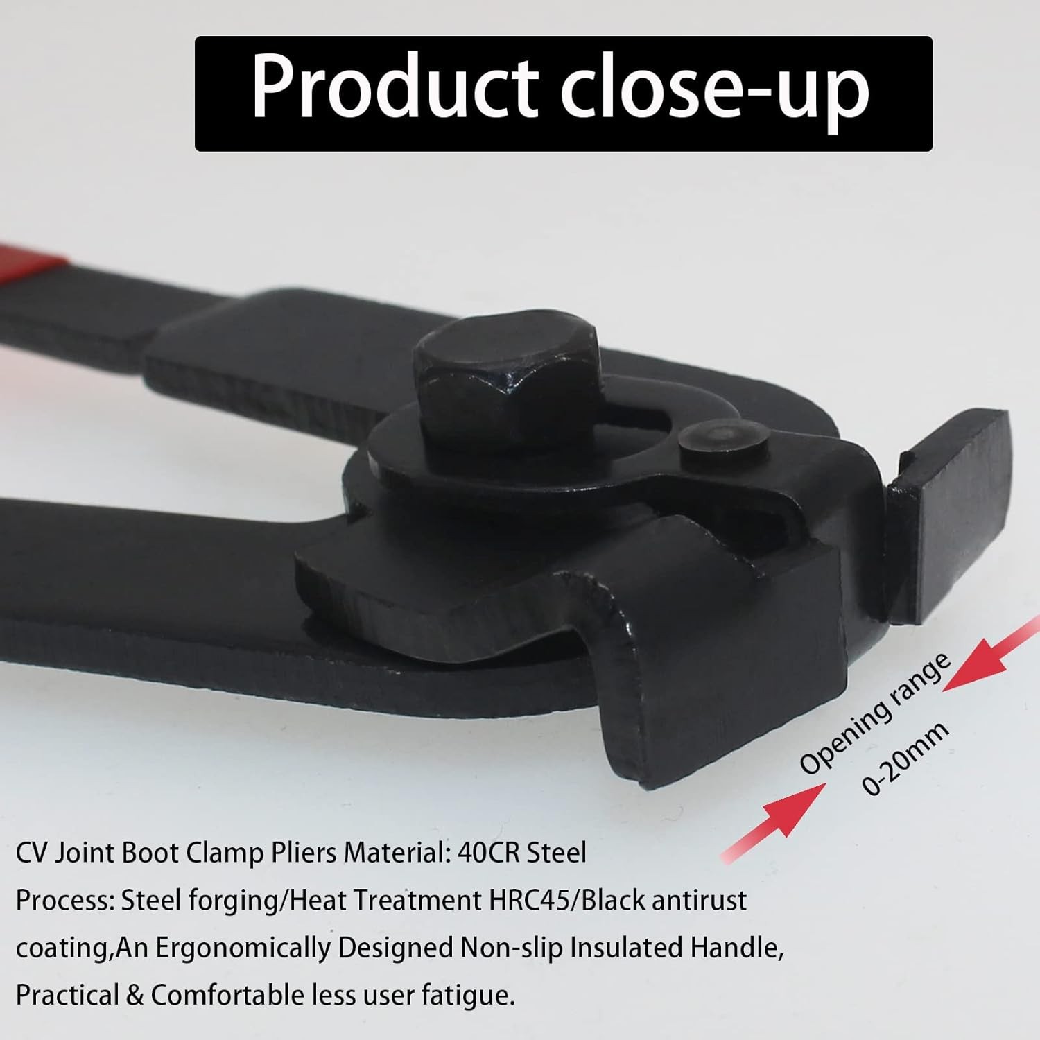22 PCS CV Joint Boot Clamp Pliers Kit – With Crimp Bands & Tool Case for Cars