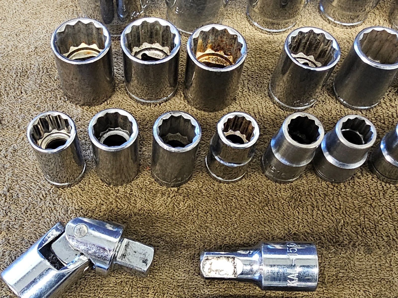 Kal Ratchet Socket Extension Set 1/2″ Drive 1-1/4 1/8 1/16 1″ 7/8 5/8 19/32 3/8″