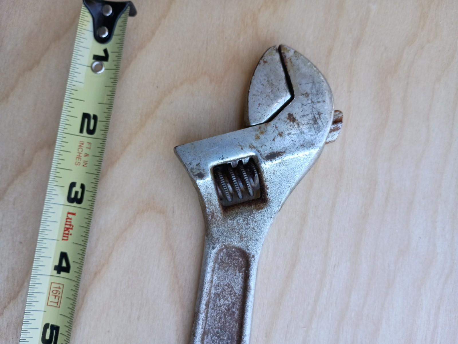 Good Vintage Armstrong Adjustable Crescent Wrench 10” USA 250MM 28-710 1-1/8