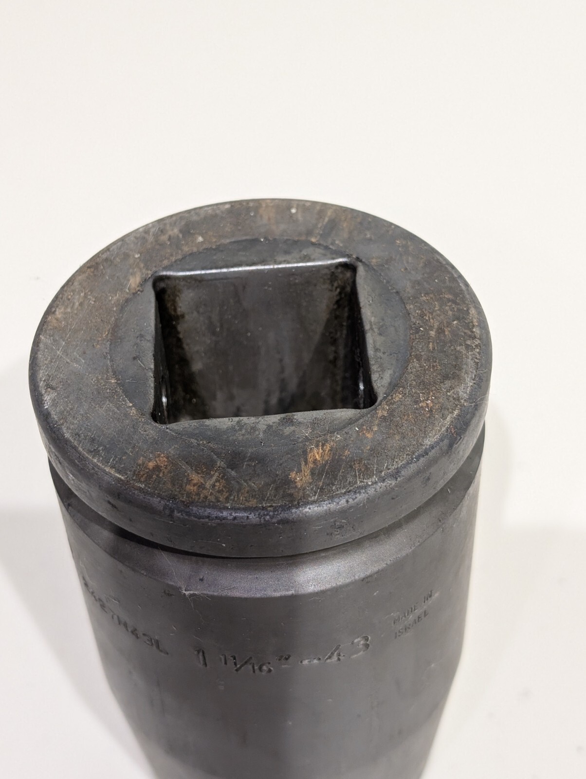Ozat 2427M43L: 1-11/16″ Deep Impact Socket 1-1/2″ Drive 6 Point Made in Israel