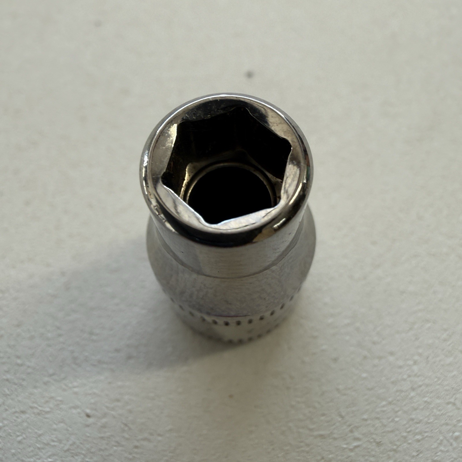 Snap On 1/4″ Drive 6MM 6PT Metric Shallow Chrome Socket TMM6