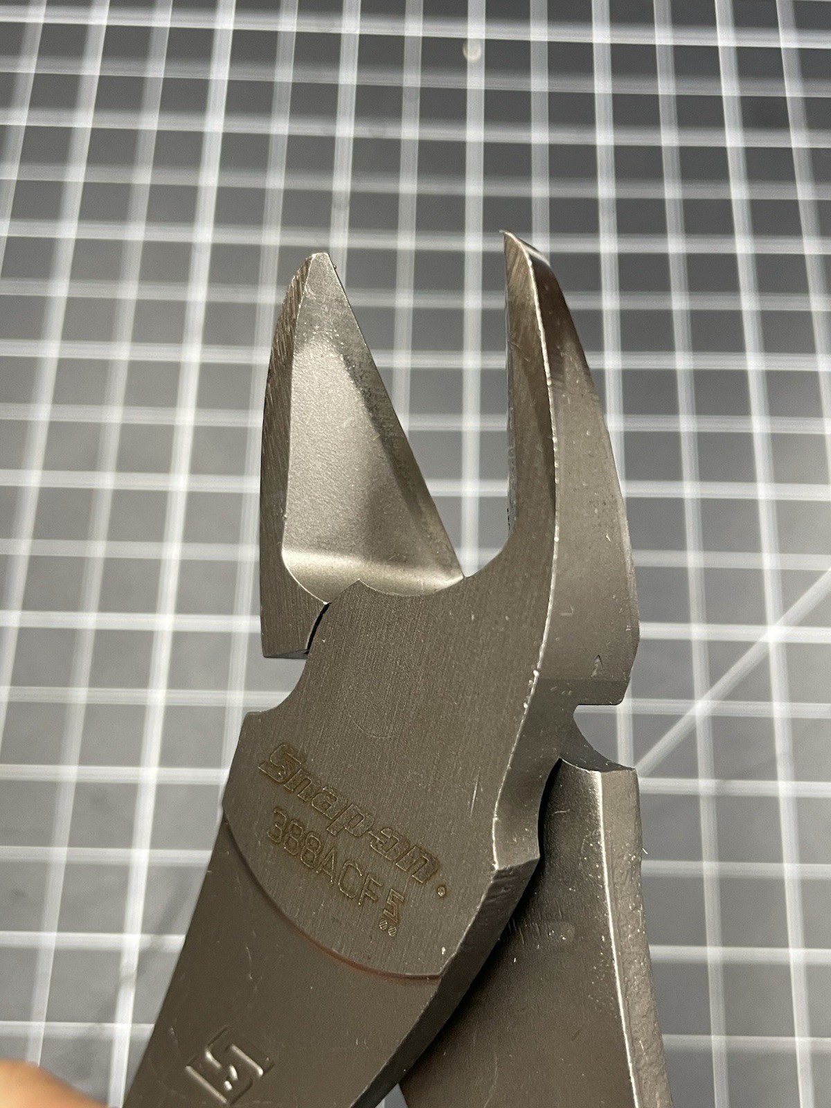 Snap-on Tools NEW DARK TITANIUM 8″ High Leverage Diagonal Cutter Pliers 388ACF
