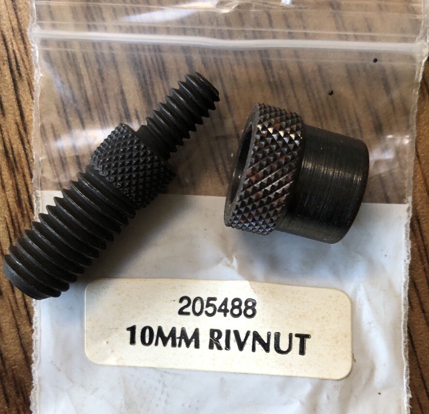 New – Huck Fasteners 205488 Rivnut adaptor 10mm HK 150A Riveter AK 175A hand
