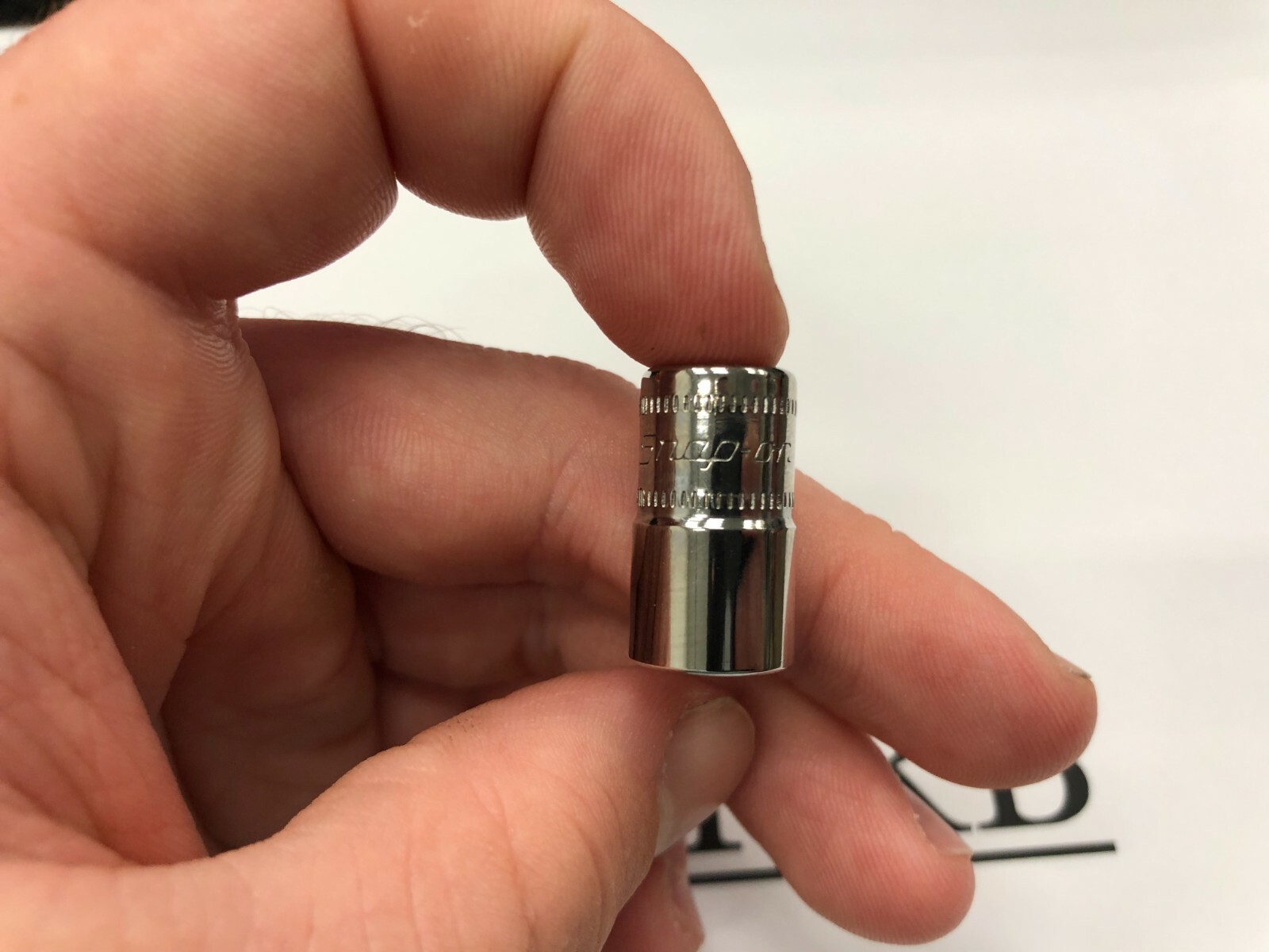 Snap-on Tools USA NEW 1/4″ Drive 9mm METRIC 6pt Shallow Chrome Socket TMM9