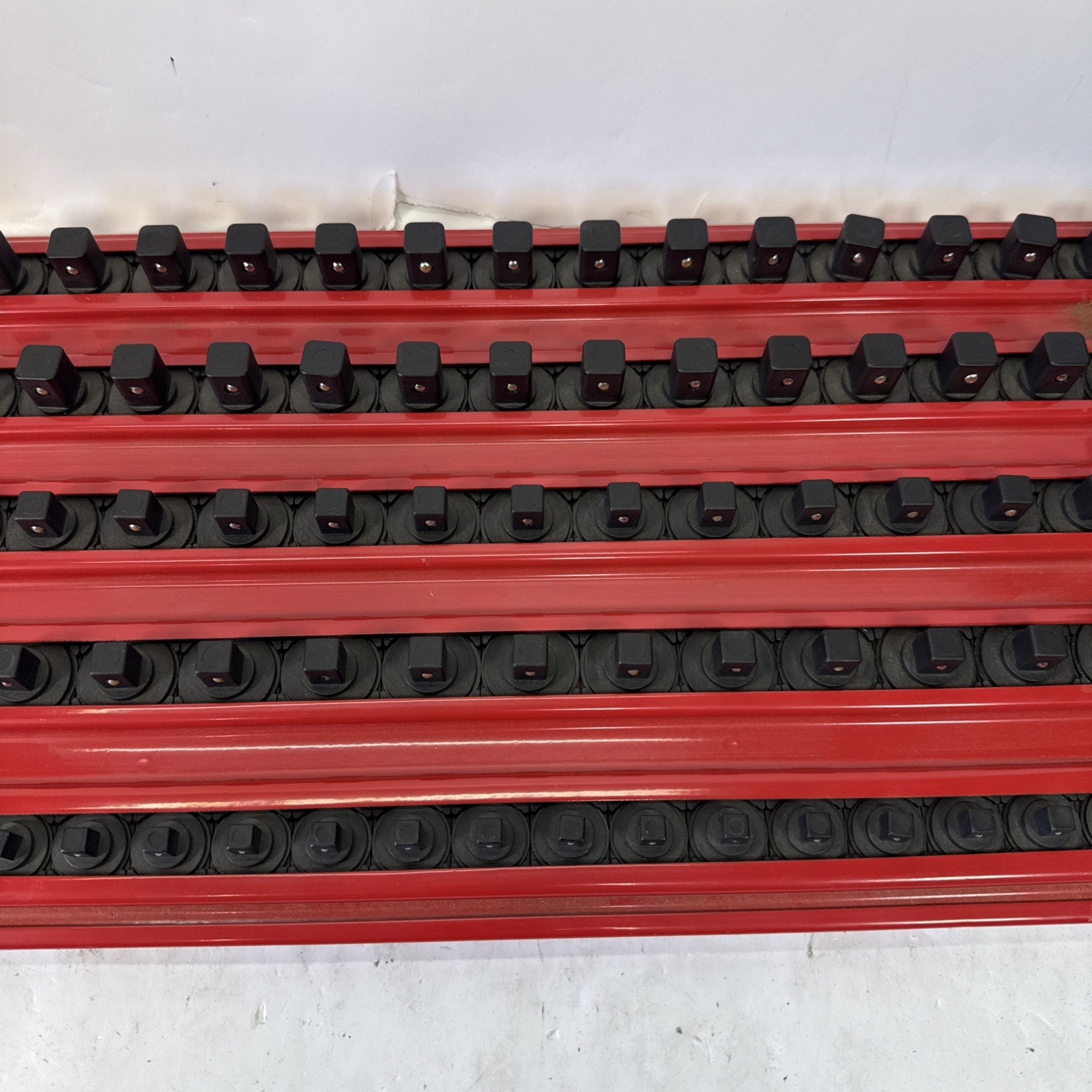 Snap-on KASKT5RD Locking Socket Holder Socket Tray Red/Black 76 Lock Posts