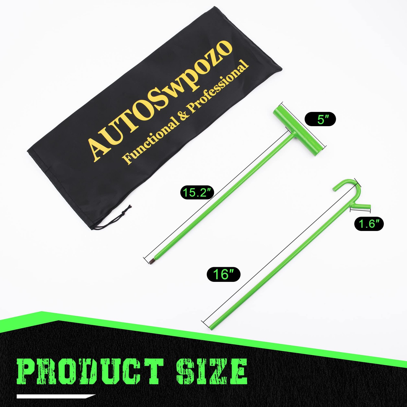 5th Wheel Pin Puller 4 Pack 32″ Solid Steel Chrome Plated 5th Wheel Puller Hook