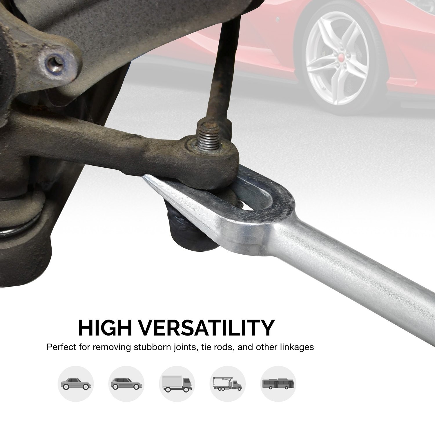 12″ Fork Car Opening Ball Joint Tie Rod Separator Pickle Splitter Tool Lift NEW