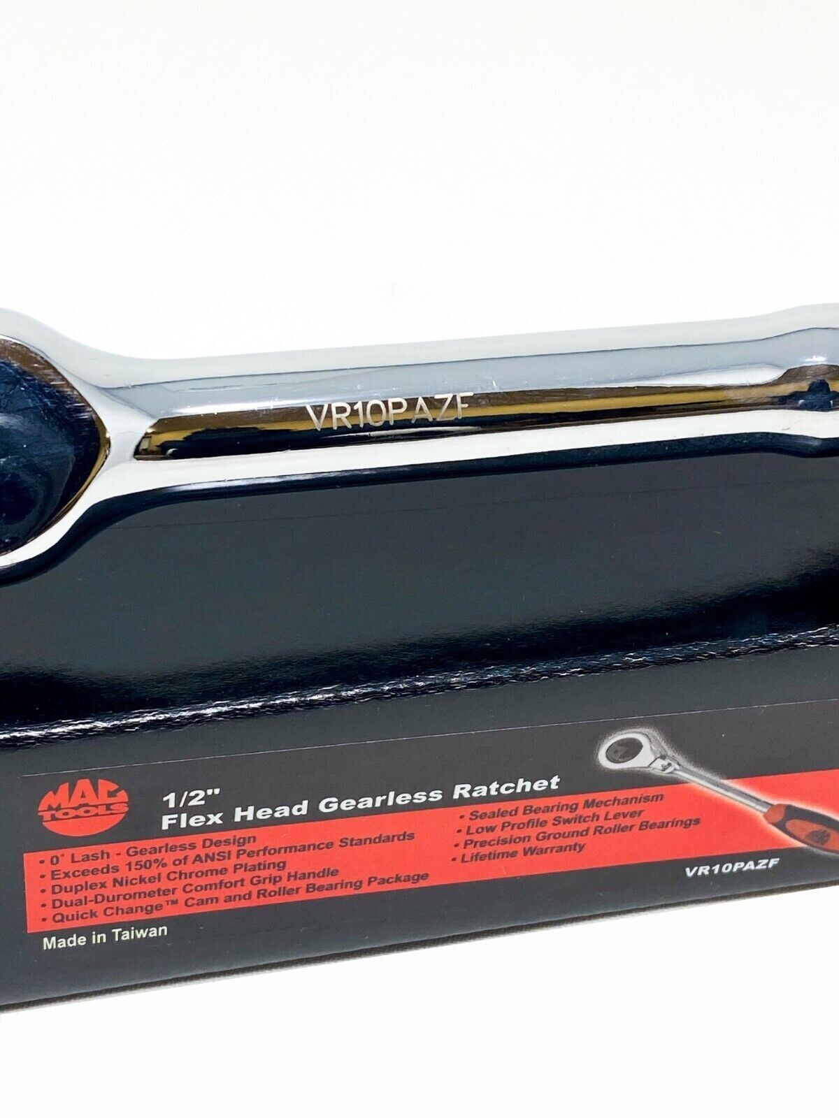 Mac Tools Gearless Ratchet 1/2″ drive VR10PAZF Brand New Discontinued Flex