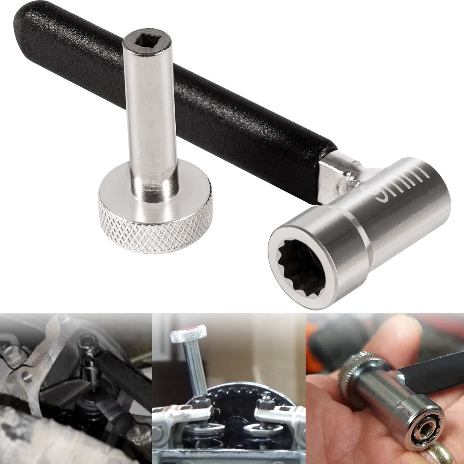 Valve Tappet Engine Adjuster Adjustment Tool for Motorcycles, ATVs & Scooter Gy6