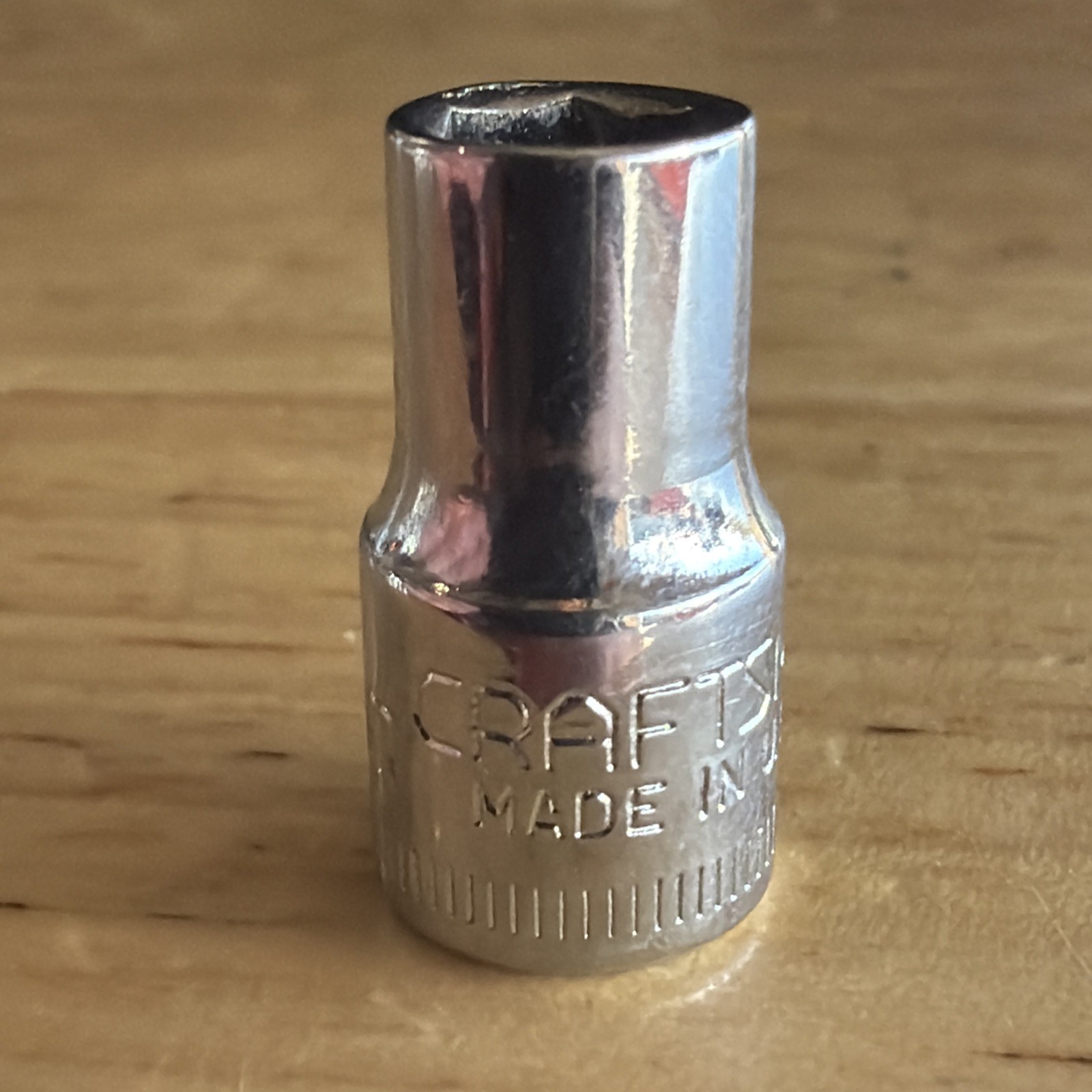 Craftsman 6mm Shallow Socket 1/4″ Drive 6 Point G Series 43502 Made in USA