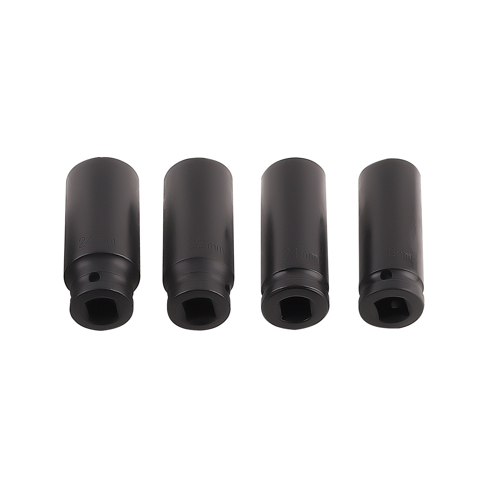 35* 1/2″ Deep Impact Socket Set Drive 8mm-32mm Metric Garage Sae With Case Tool