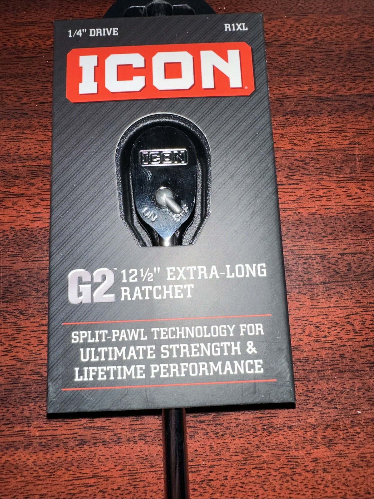 ICON R1XL G2 1/4″ Drive 12.5″ Extra Long Ratchet 70440