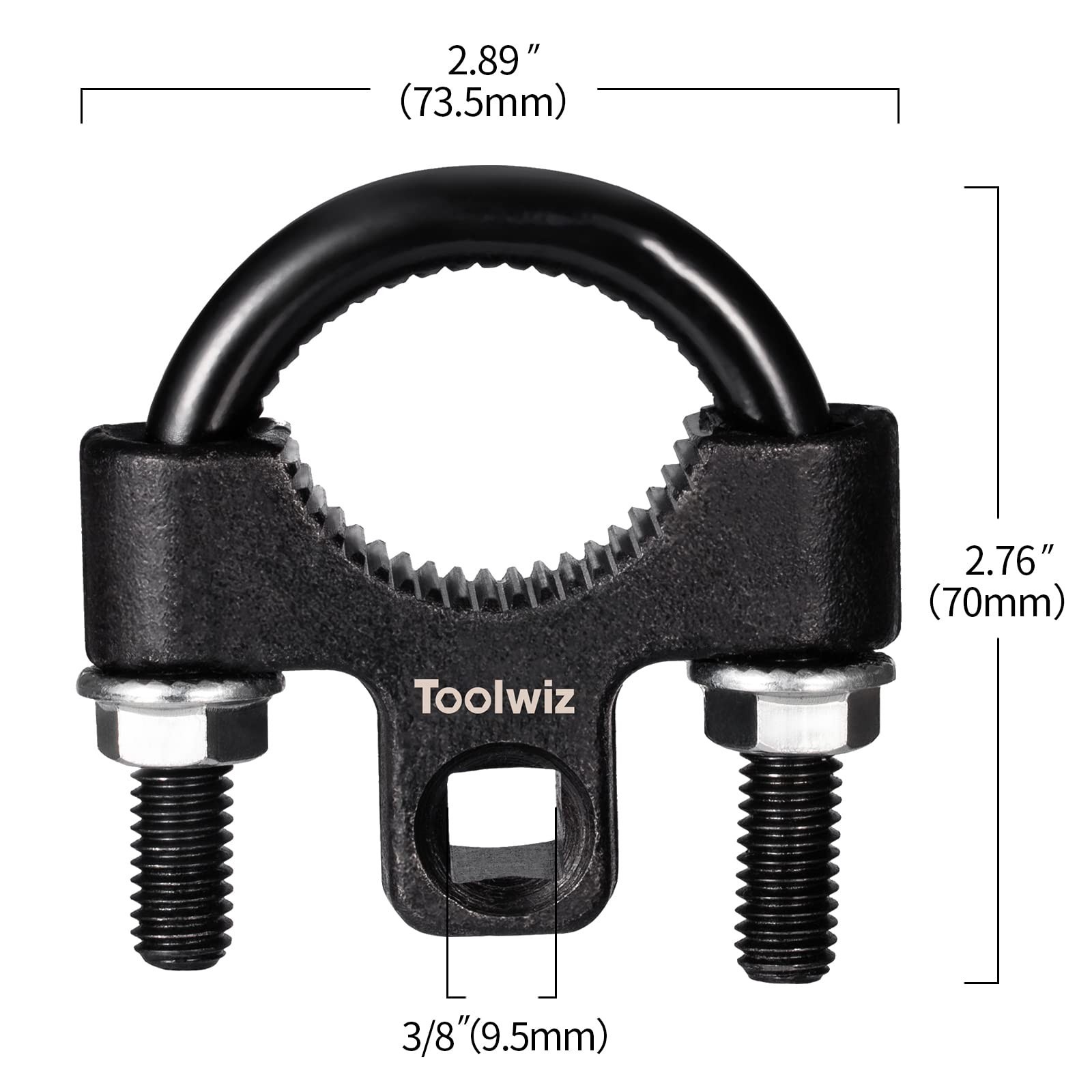 Universal Inner Tie Rod Removal Tool – 3/8″ Low Profile 30-42mm, Non-Slip Grip f
