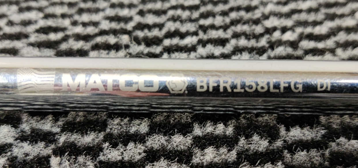 (150954) Matco 3/8 Locking Flex Head Ratchet BFR158LFG Green 15 1/2″ *Pre Owned*
