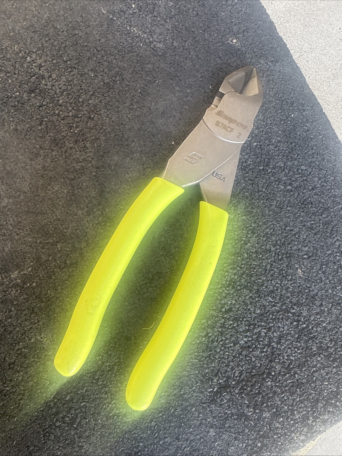 For Snap-on Tools USA NEW HI-VIZ Soft Grip 7″ Diagonal Cutter Pliers 87ACFHV