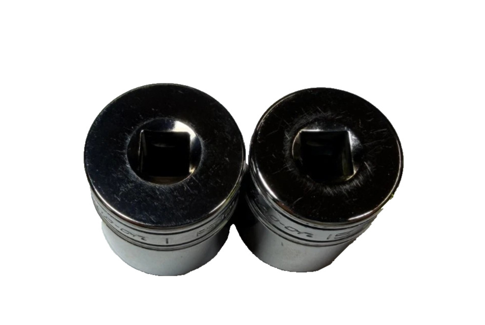 Snap-On Tools NEW 3/8″ drive 15/16″ & 1″ 6-point SHALLOW Sockets FS301 FS321