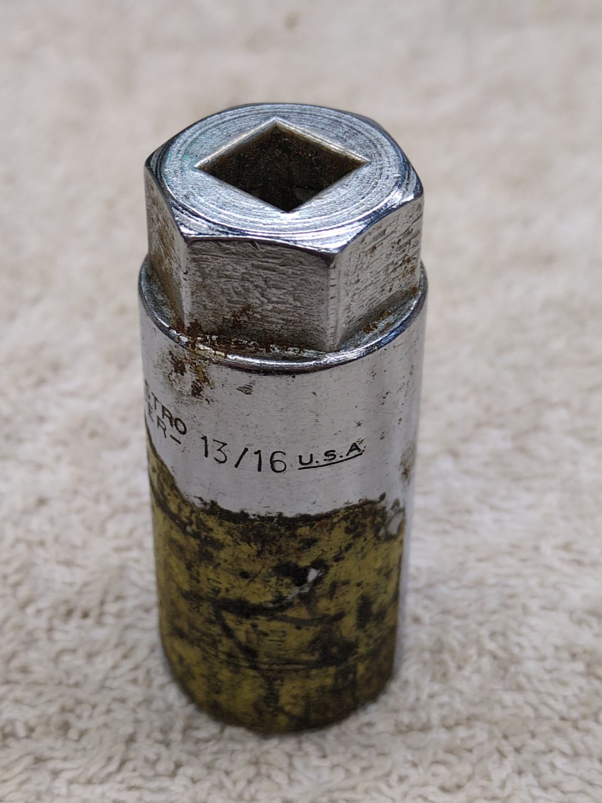 Indestro Super 2748HS 13/16″ 6pt. Spark Plug Socket 7/8 Hex – 3/8 Drive