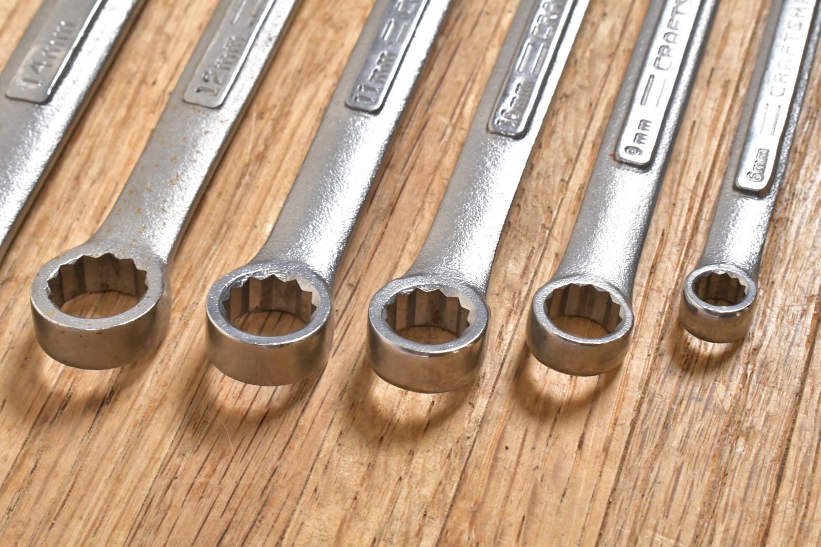 11pcs CRAFTSMAN Metric Combination Wrench Set Near Complete 20mm-6mm 12-Point