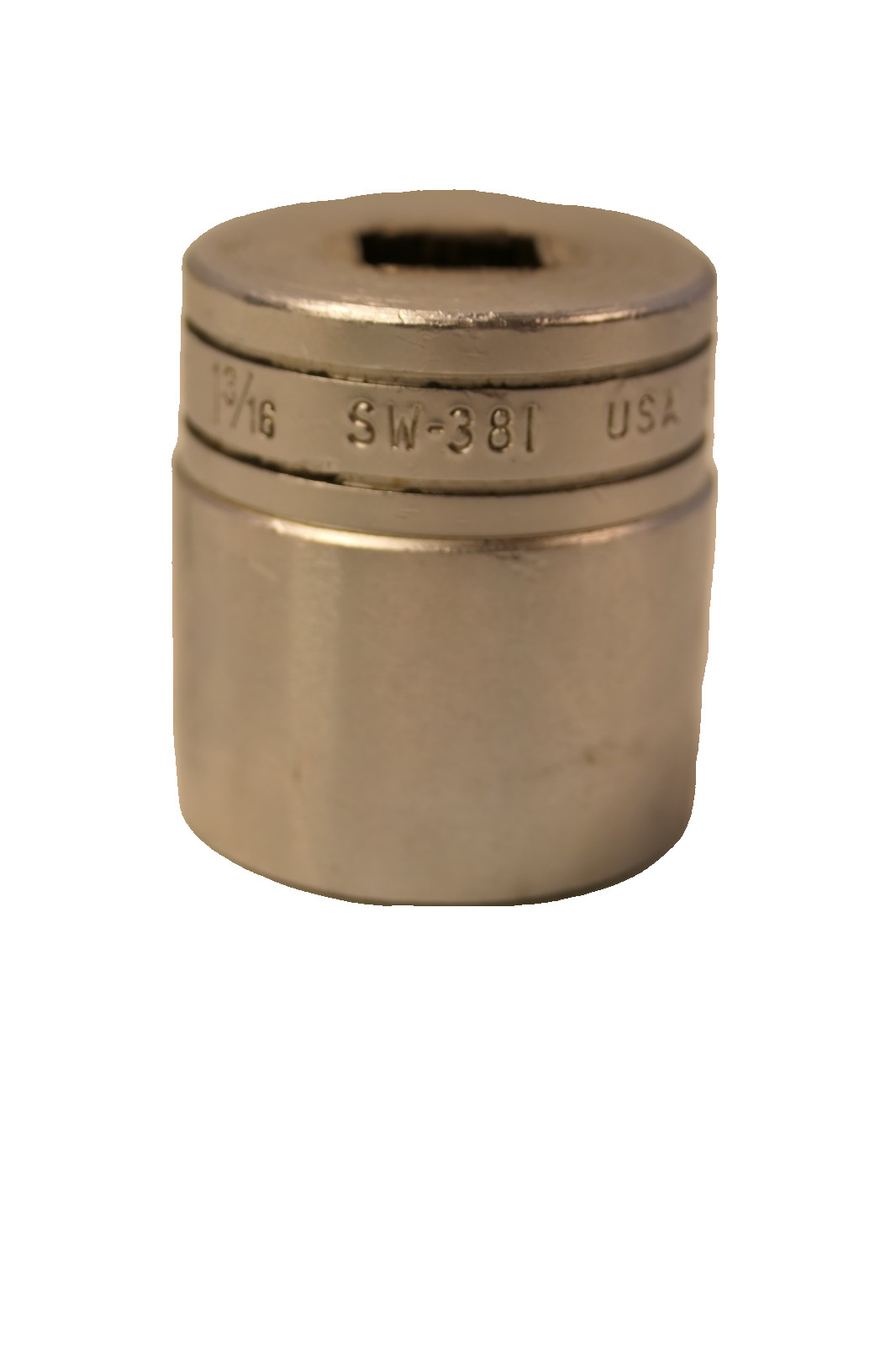 Snap-on Tool 1/2″ Drive Shallow Chrome Socket SAE 13/16″ SW381