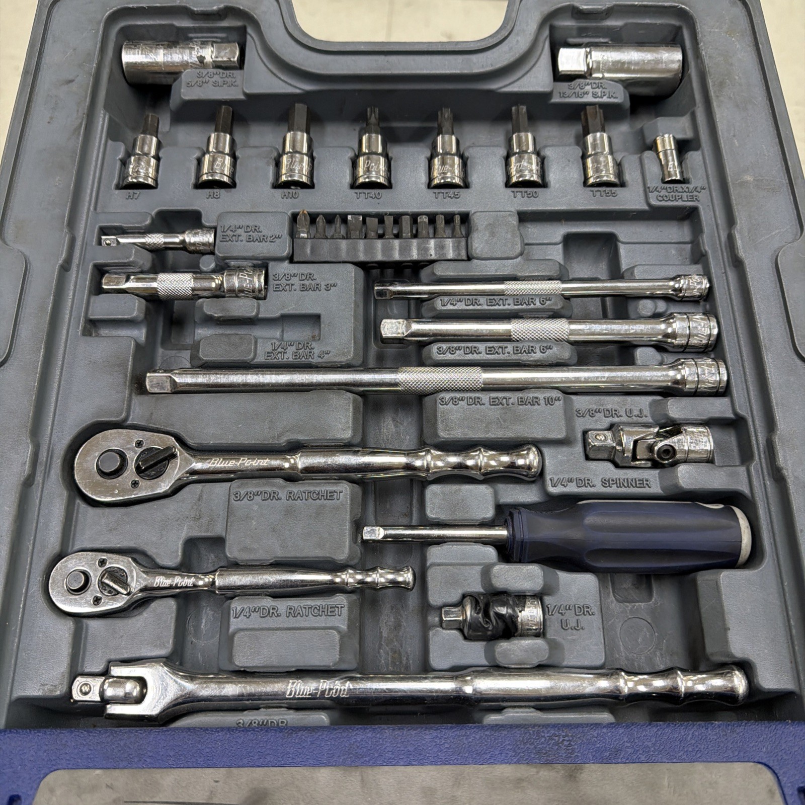 Blue-Point BLPGSSC155 155pc Combination Drive SAE/Metric Socket Set
