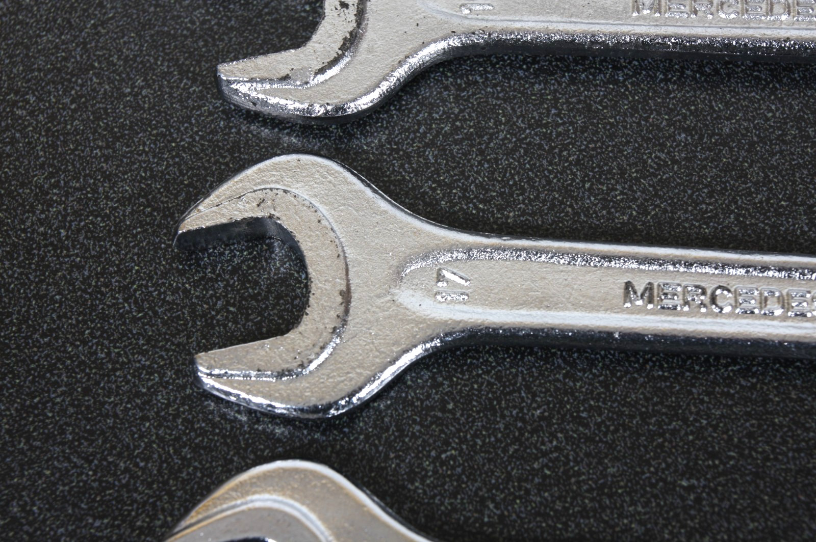 Mercedes-Benz Metric Wrench Set Walter Open-End 19mm 17mm 14mm 13mm
