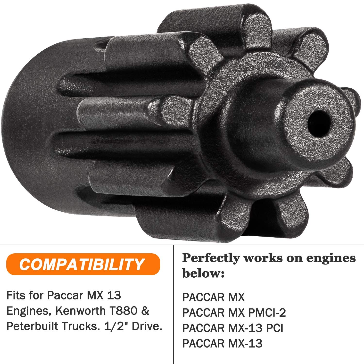 Engine Barring Tool MX 13 Fits for Paccar Kenworth T880 Truck Engine Barring …