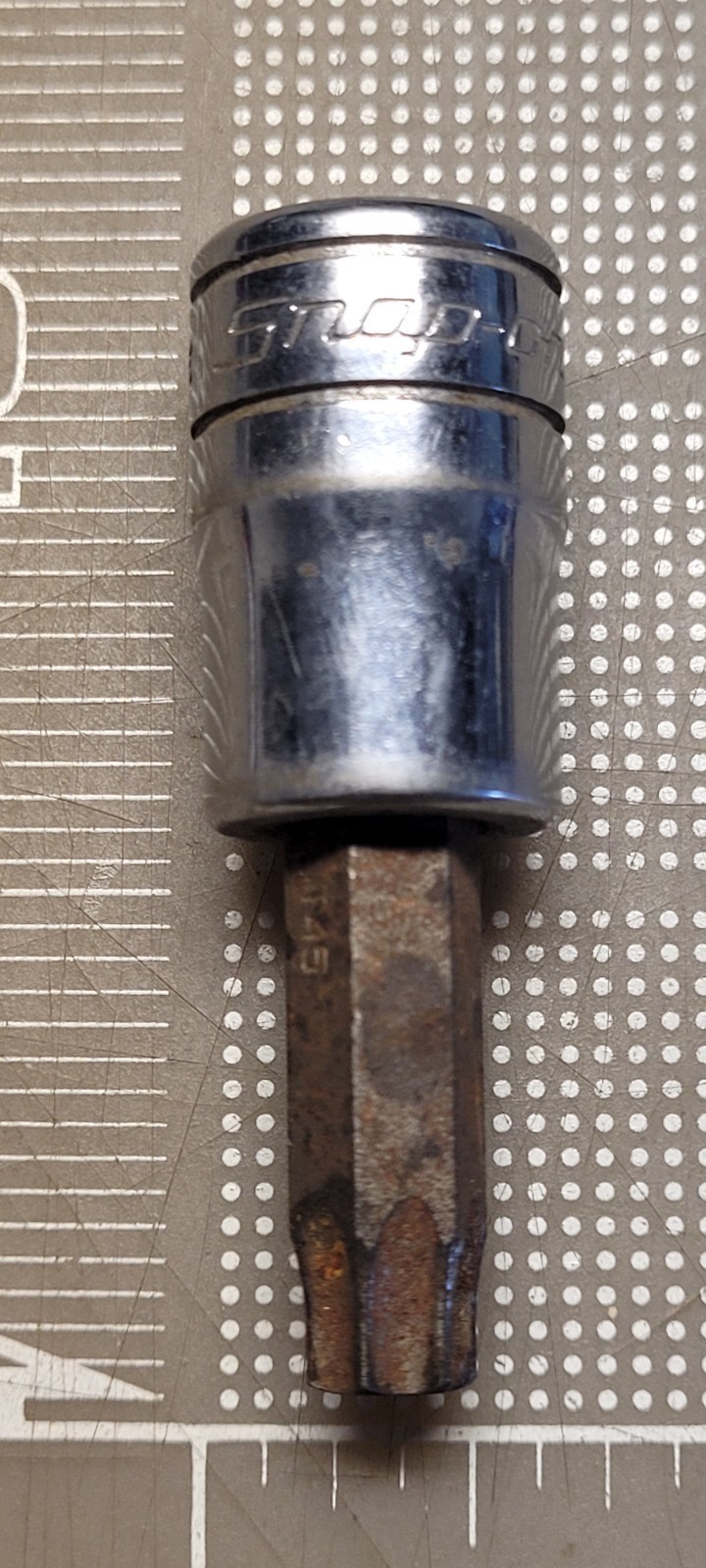 Snap on Tools FTX45E T45 TORX Bit Socket Driver 3/8″ Drive Chrome USA